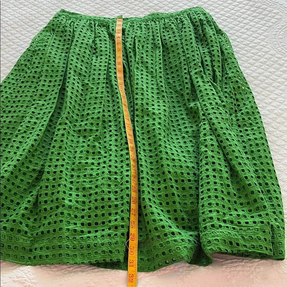 Kate Spade Green Eyelet Women's Skirt for Target - Picture 7 of 8
